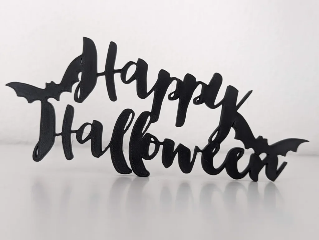 Halloween letters decorer