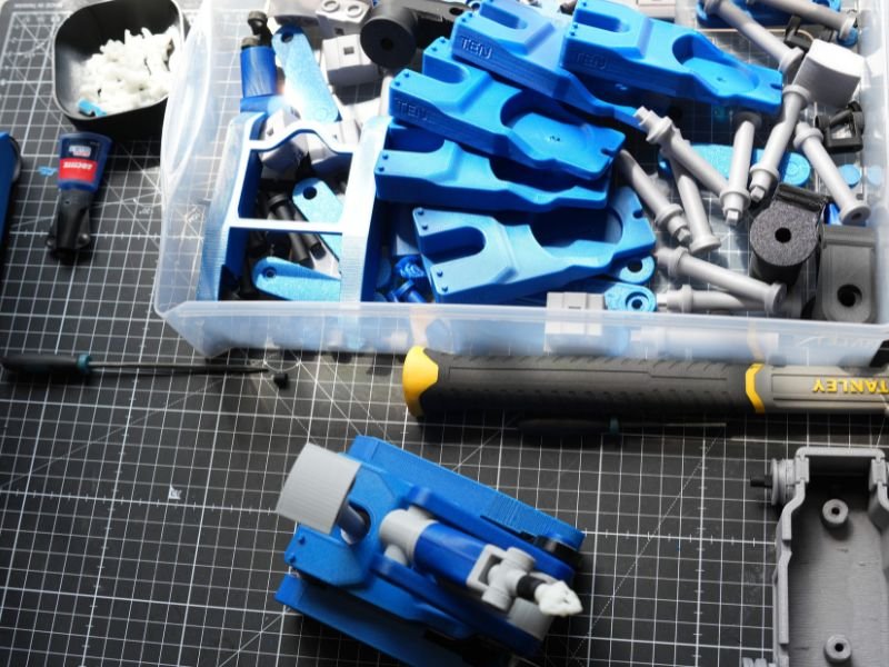 Pieces detachees de robot a construire