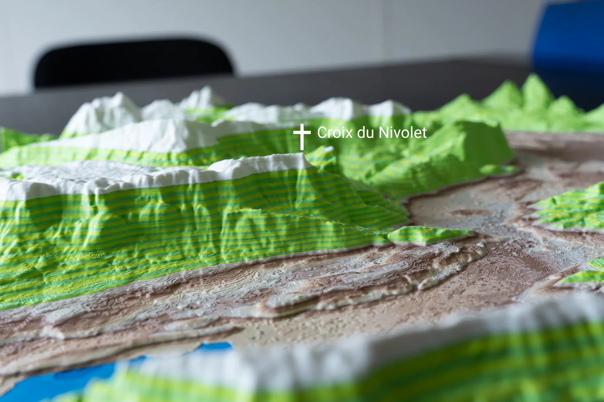 Carte topographique Croix du Nivolet