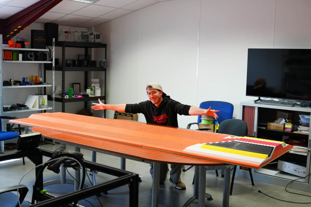 Maquette Ecorché Digue Maritime impression 3D