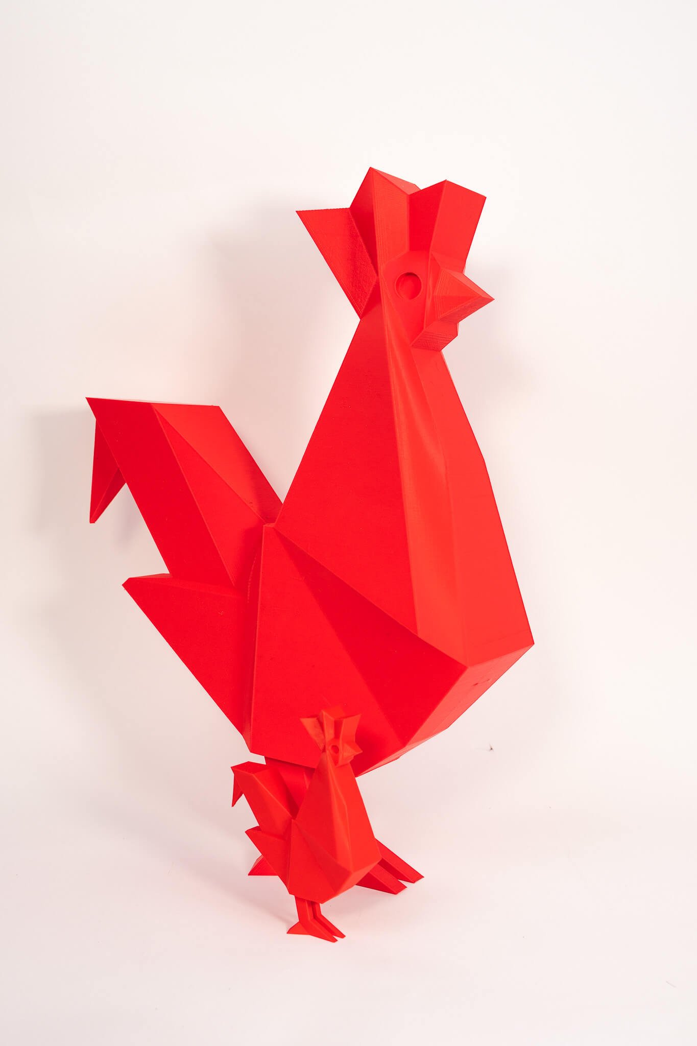 impression 3D grand format du coq french tech