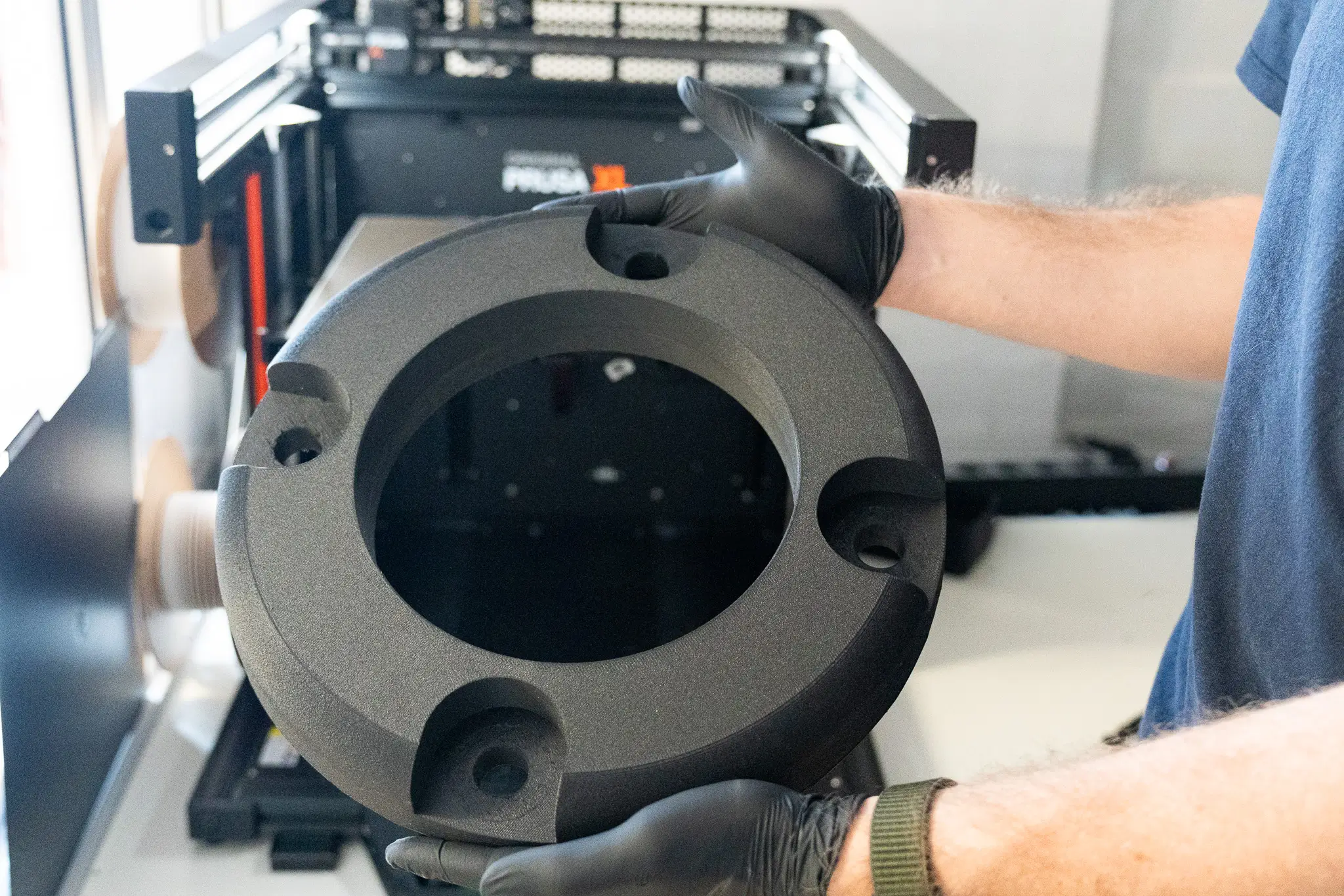 Une pièce industrielle impression 3D en Nylon-CF
