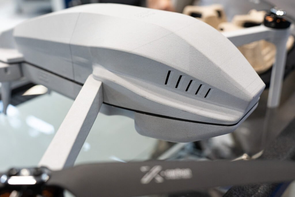 Un drone d'inspection imprimé en SLS (Nylon PA12)
